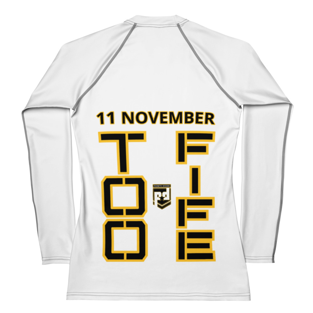 DAUGHTER IS A VETERAN TOO FIFE Women's Rash Guard - Image 2