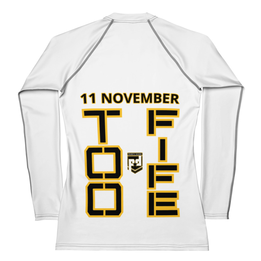 DAUGHTER IS A VETERAN TOO FIFE Women's Rash Guard - Image 2