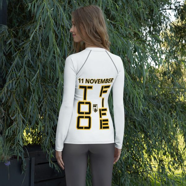 GRANDPA IS A VETERAN TOO FIFE Women's Rash Guard