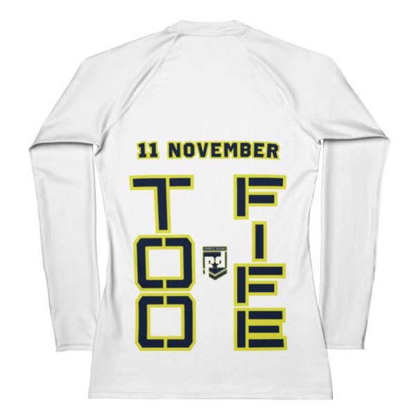 SON IS A VETERAN TOO FIFE Women's Rash Guard