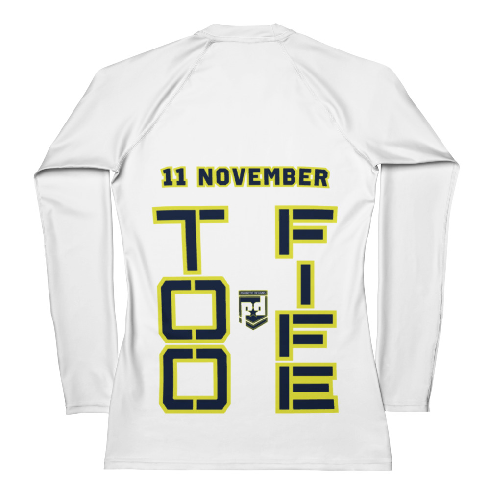 SON IS A VETERAN TOO FIFE Women's Rash Guard - Image 2