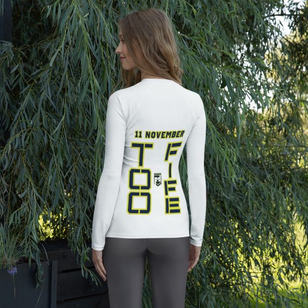 GRANDPA IS A VETERAN TOO FIFE Women's Rash Guard