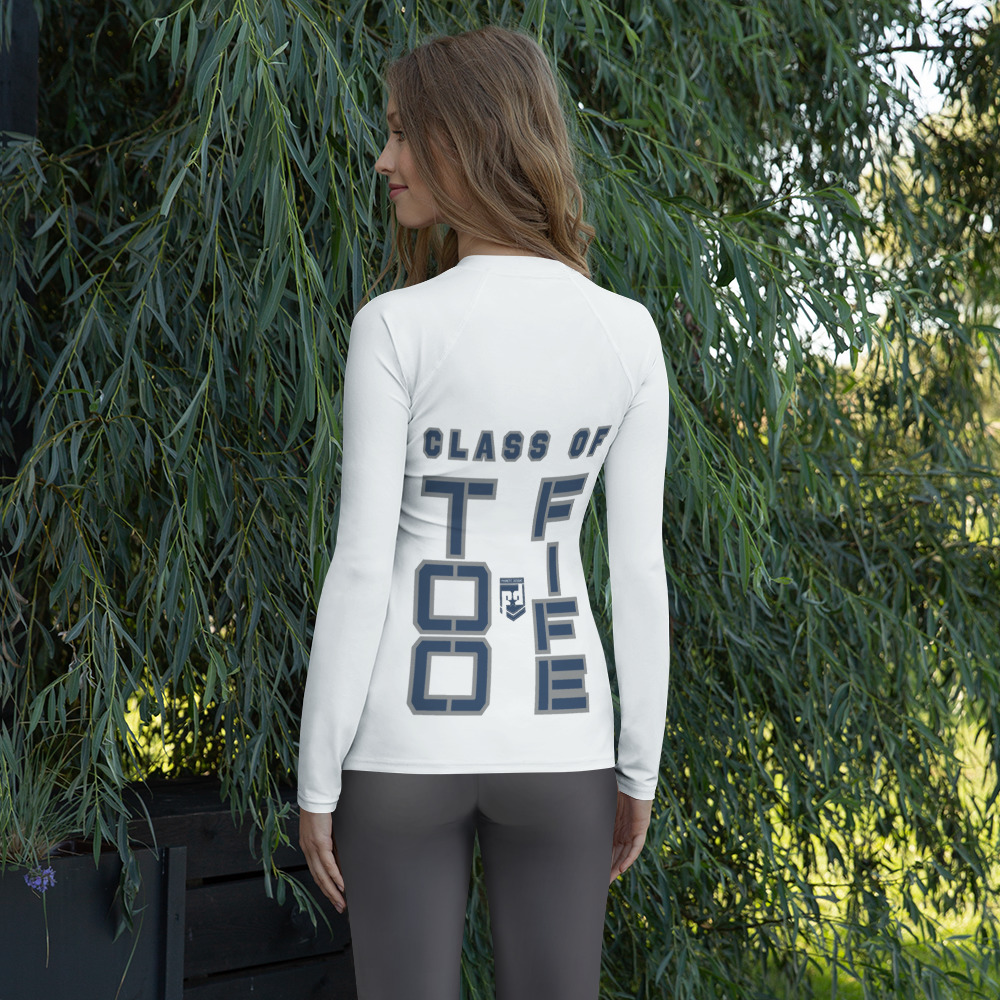 BASIC TRAINING CLASS OF TOO FIFE Women's Rash Guard - Image 2