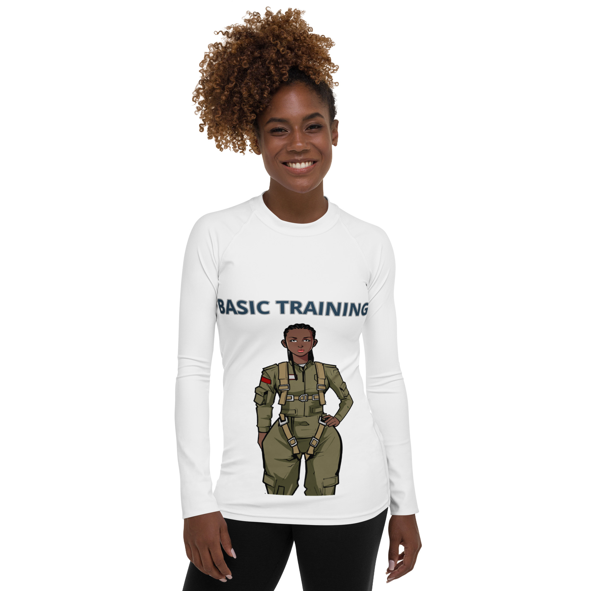 BASIC TRAINING CLASS OF TOO FIFE Women's Rash Guard