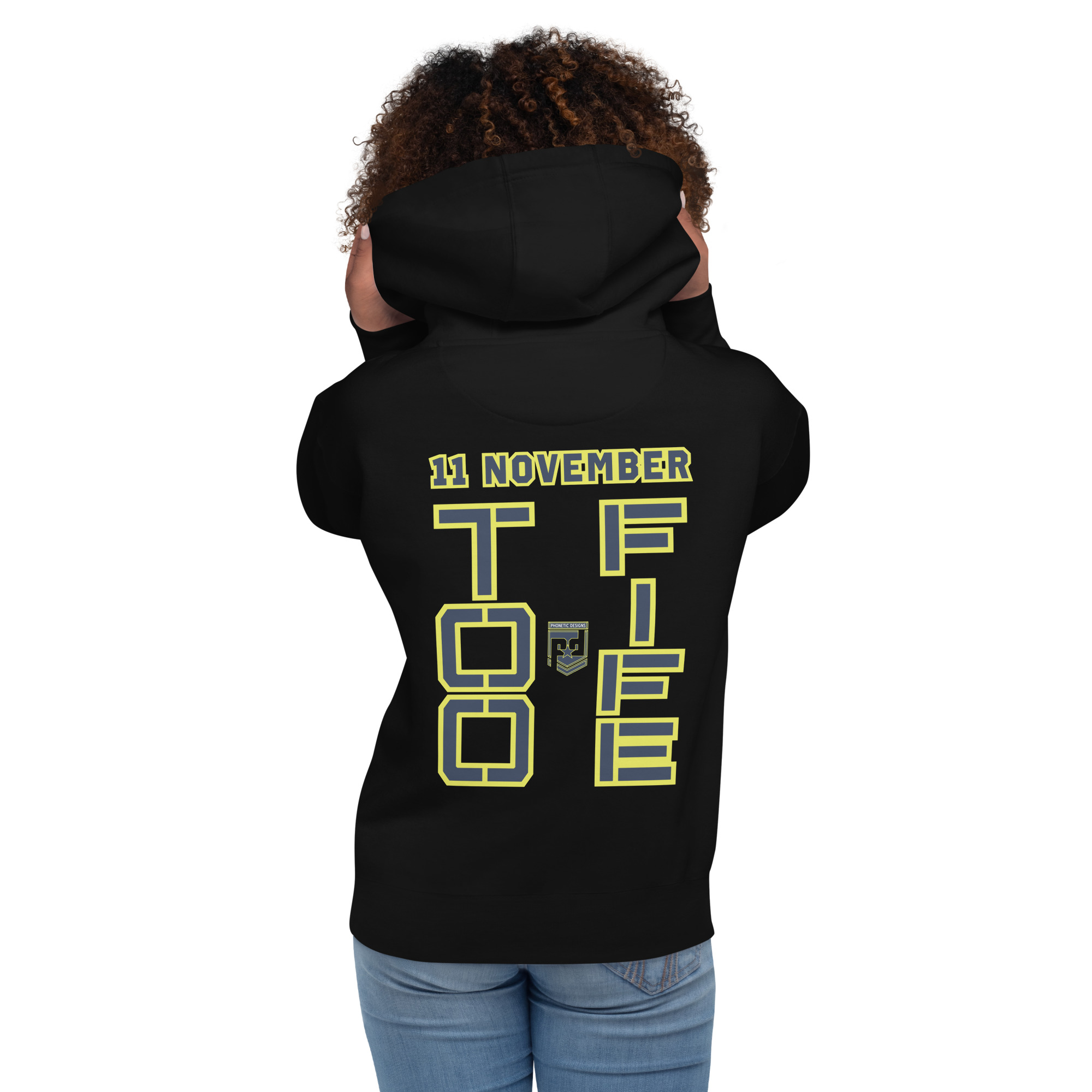 GRANDMA IS VETERAN TOO FIFE Unisex Hoodie - Image 3