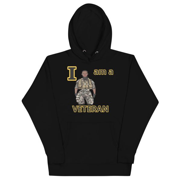 I AM A  VETERAN TOO FIFE Unisex Hoodie