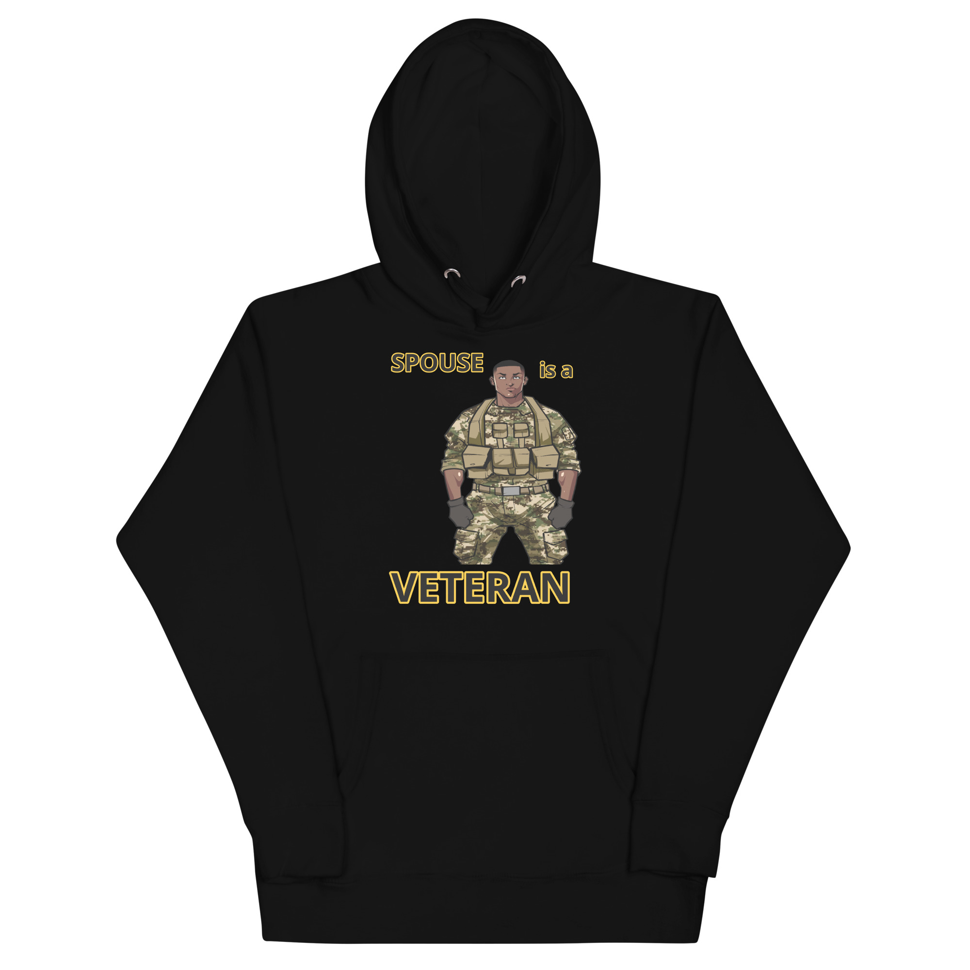 SPOUSE IS A VETERAN TOO FIFE Unisex Hoodie
