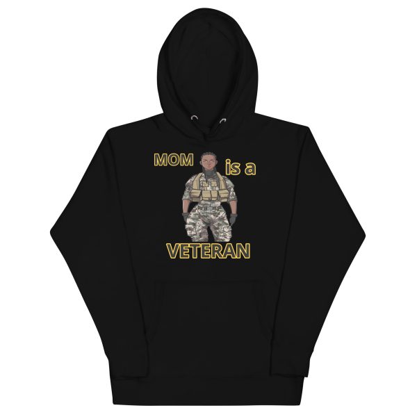 MOM IS A VETERAN TOO FIFE Unisex Hoodie
