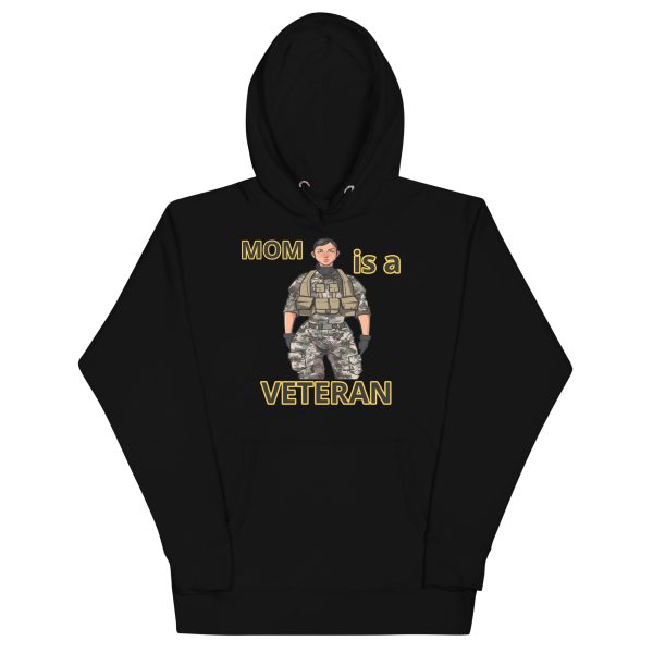 MOM IS A VETERAN TOO FIFE Unisex Hoodie
