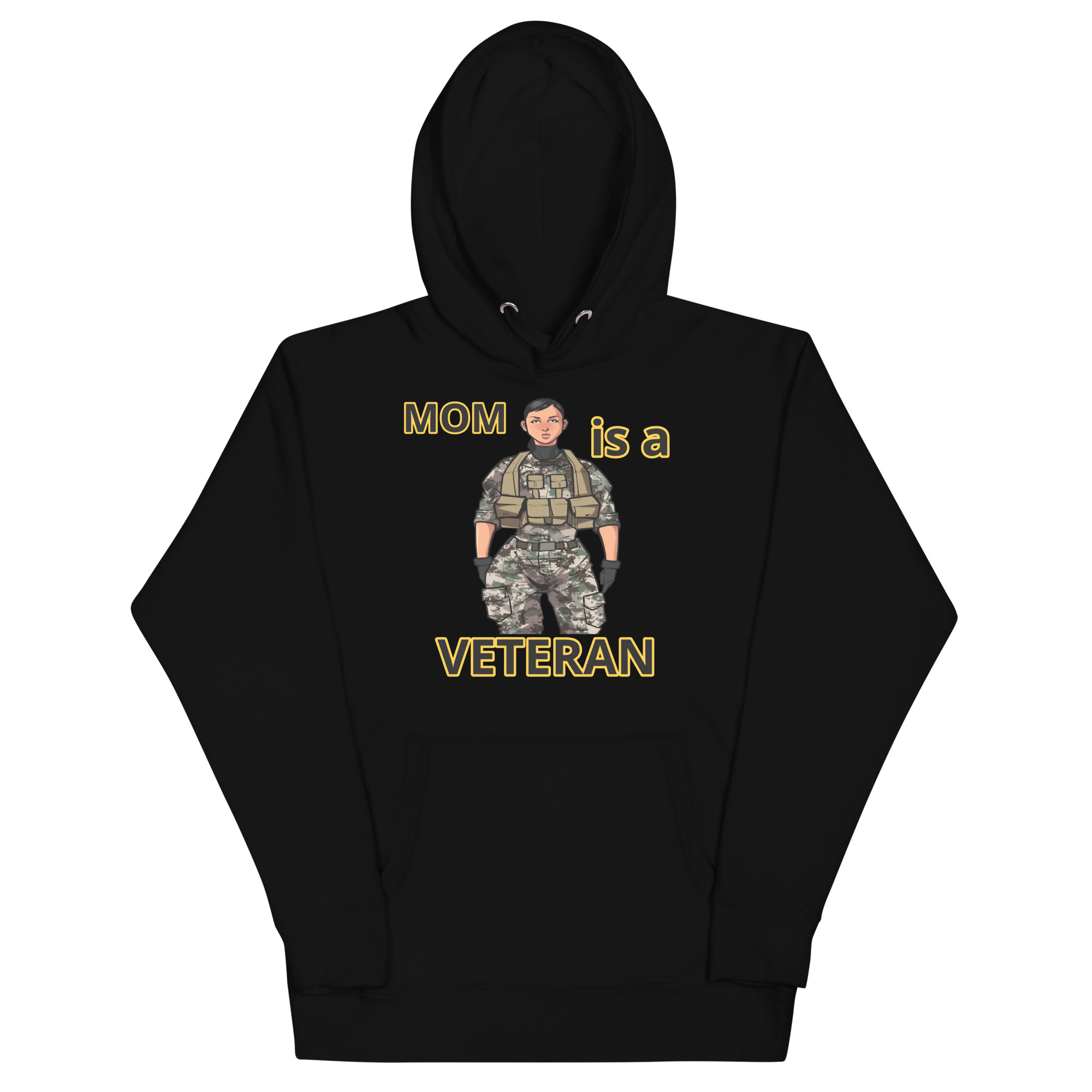 MOM IS A VETERAN TOO FIFE Unisex Hoodie