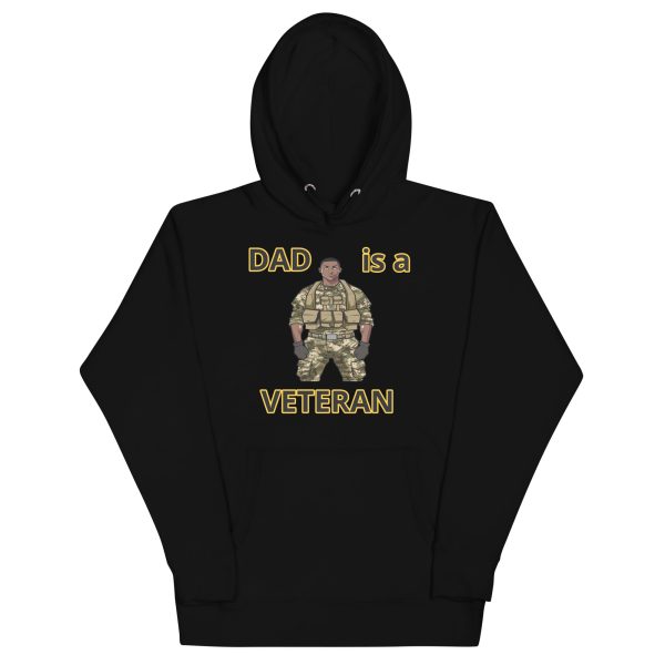 DAD IS A VETERAN TOO FIFE Unisex Hoodie