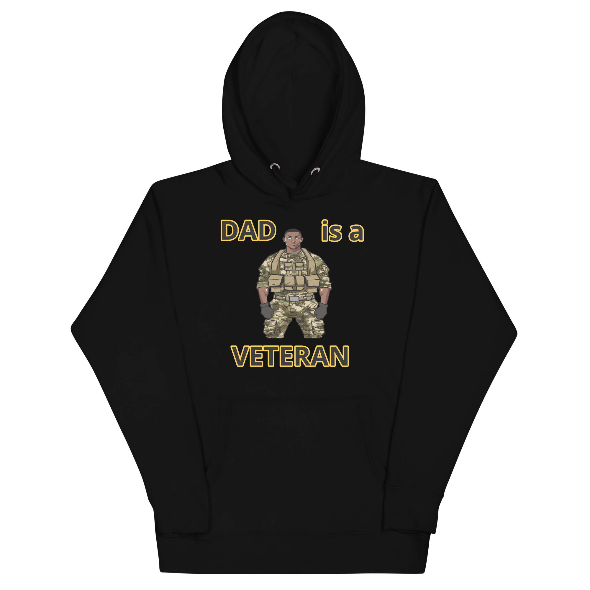 DAD IS A VETERAN TOO FIFE Unisex Hoodie