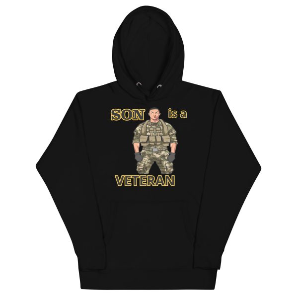 SON IS A VETERAN TOO FIFE Unisex Hoodie