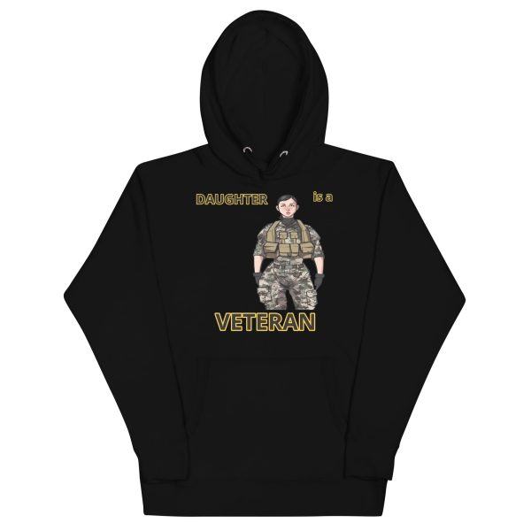 DAUGHTER IS A VETERAN TOO FIFE Unisex Hoodie