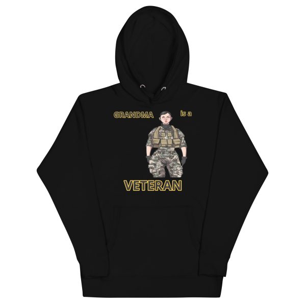 GRANDMA IS VETERAN TOO FIFE Unisex Hoodie