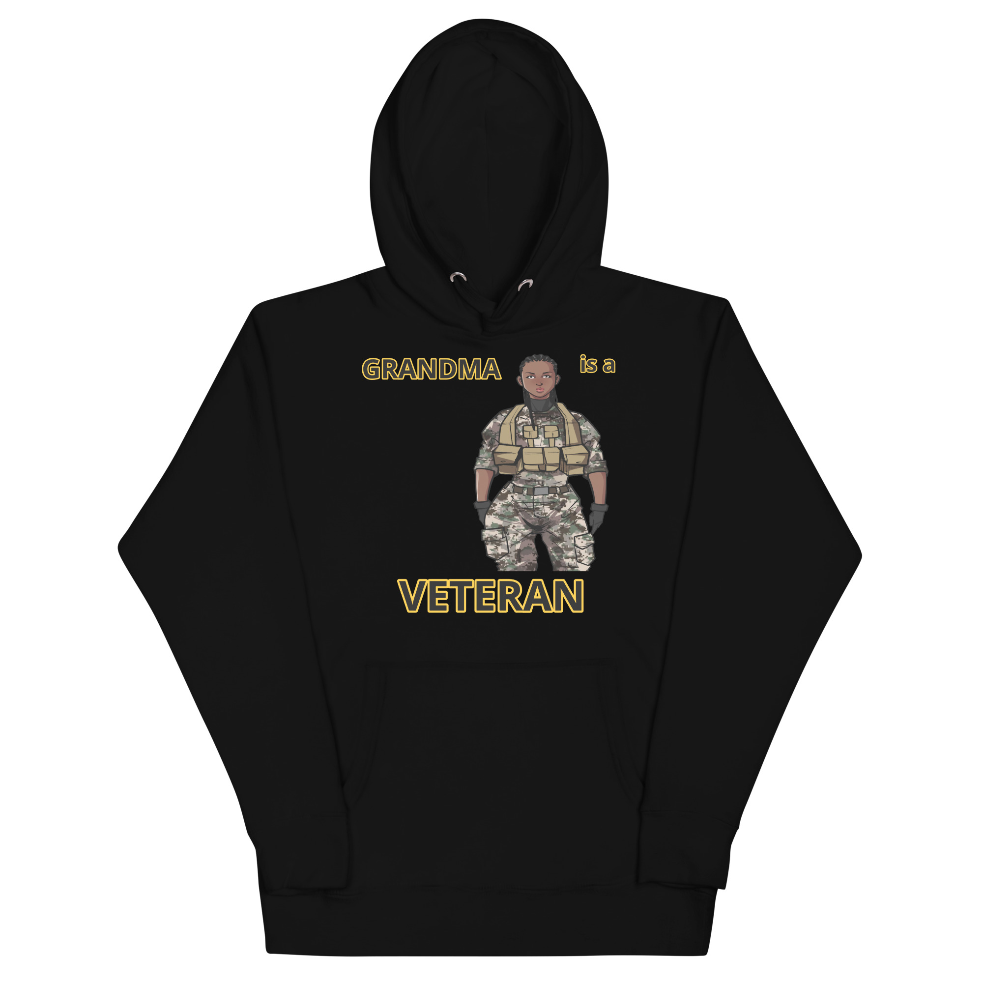 GRANDMA IS VETERAN TOO FIFE Unisex Hoodie