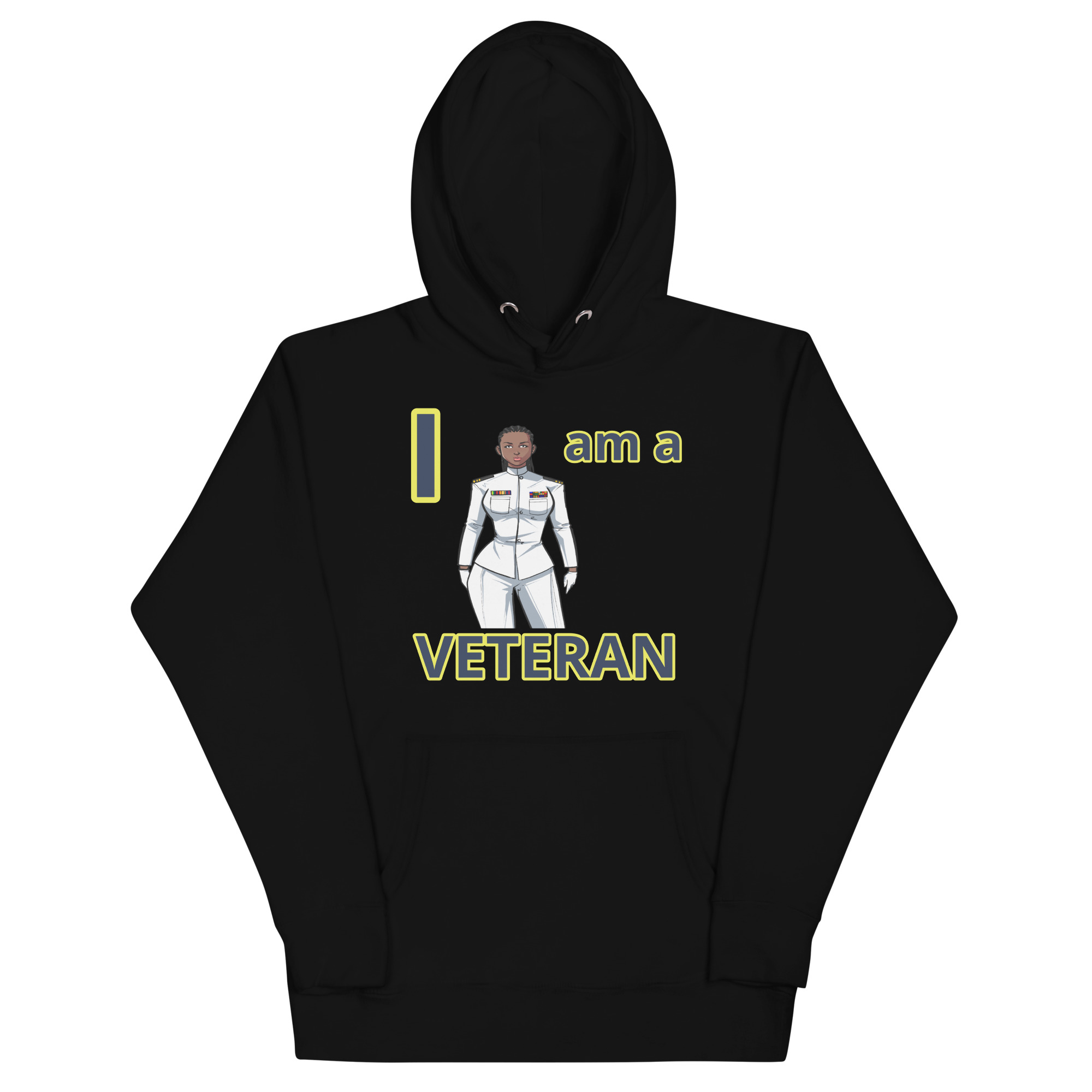 I AM A VETERAN TOO FIFE Unisex Hoodie - Image 2