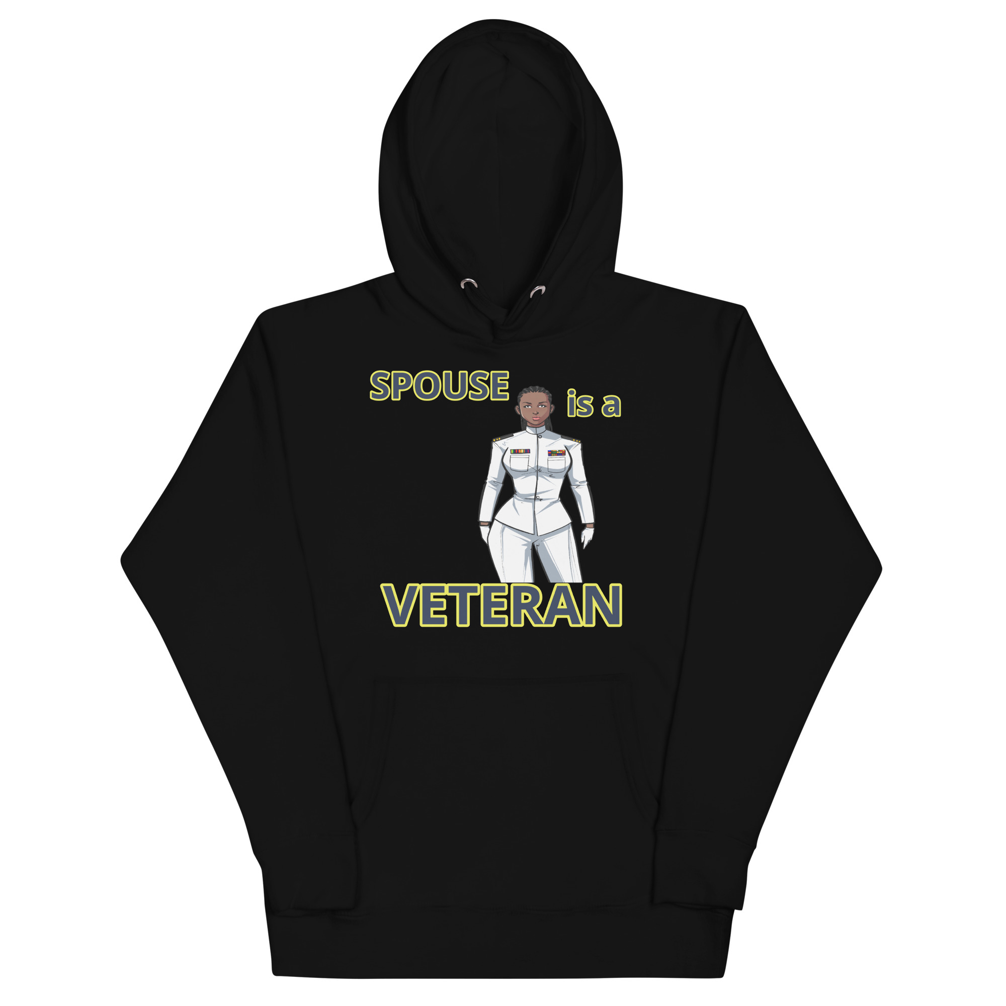 SPOUSE IS A VETERAN TOO FIFE Unisex Hoodie