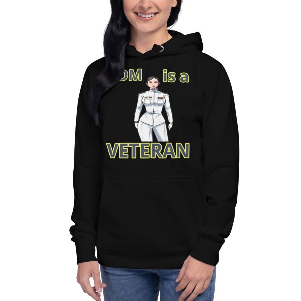 MOM IS A VETERAN TOO FIFE Unisex Hoodie