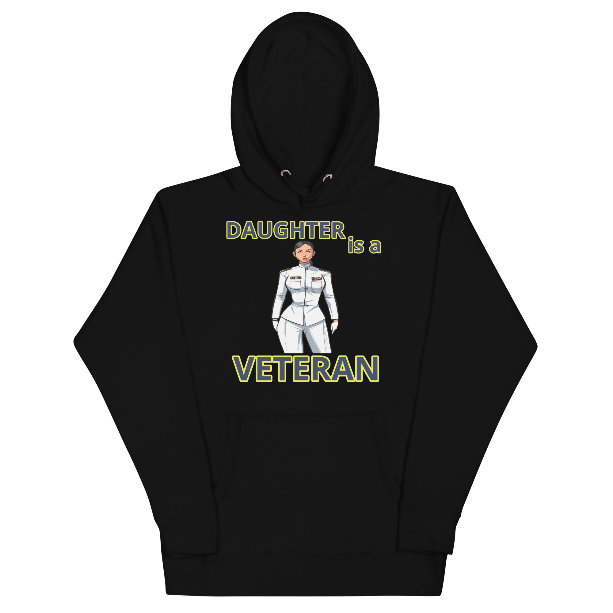 DAUGHTER IS A VETERAN TOO FIFE Unisex Hoodie