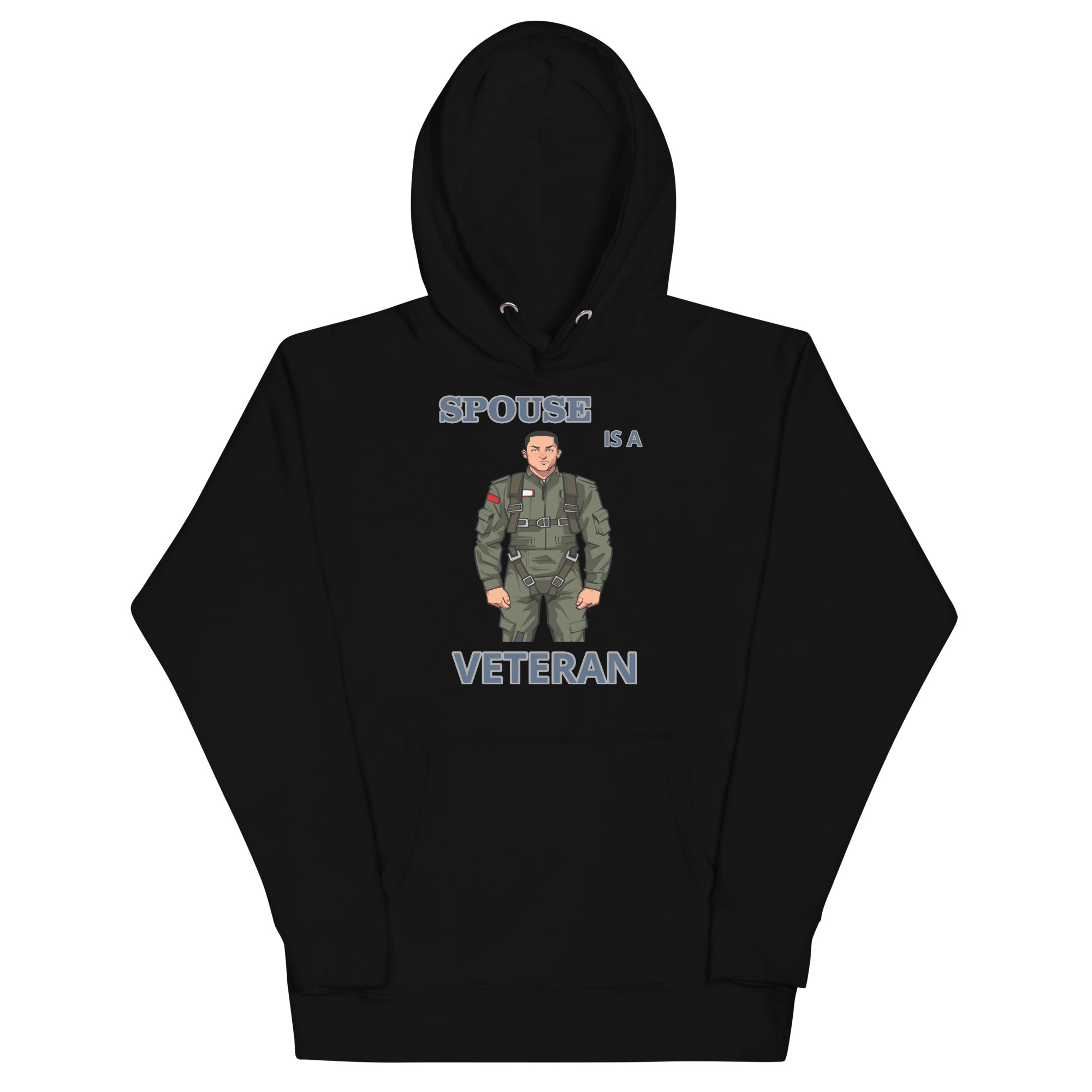 SPOUSE IS A VETERAN TOO FIFE Unisex Hoodie
