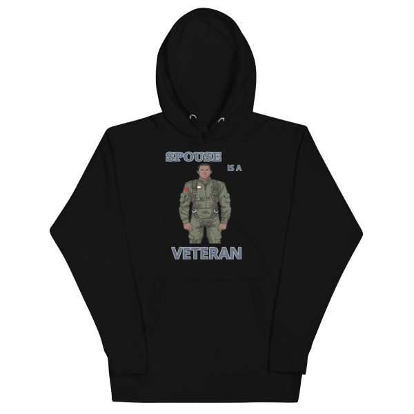 SPOUSE IS A VETERAN TOO FIFE Unisex Hoodie
