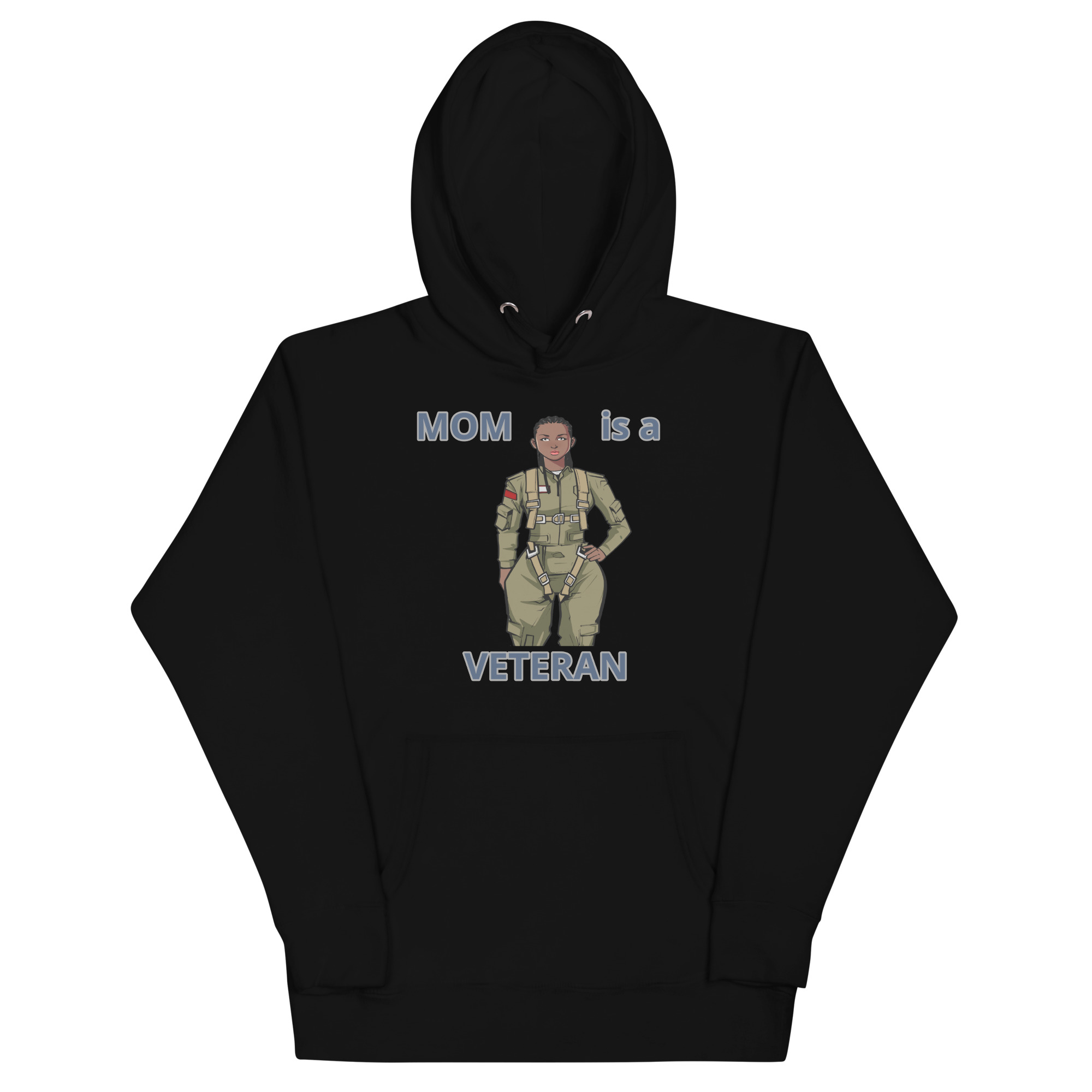 MOM IS A VETERAN TOO FIFE Unisex Hoodie