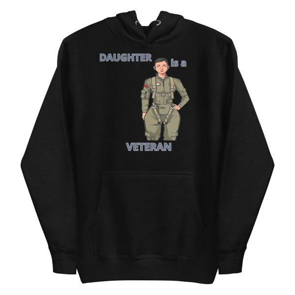 DAUGHTER IS A VETERAN TOO FIFE Unisex Hoodie