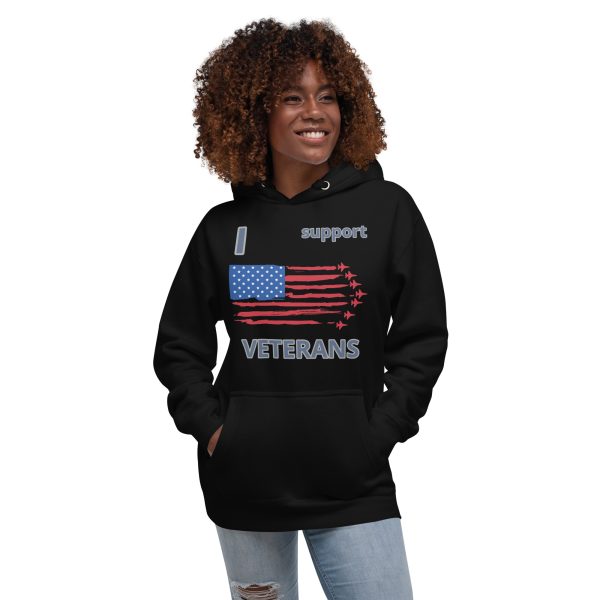 I SUPPORT  VETERANS TOO FIFE Unisex Hoodie