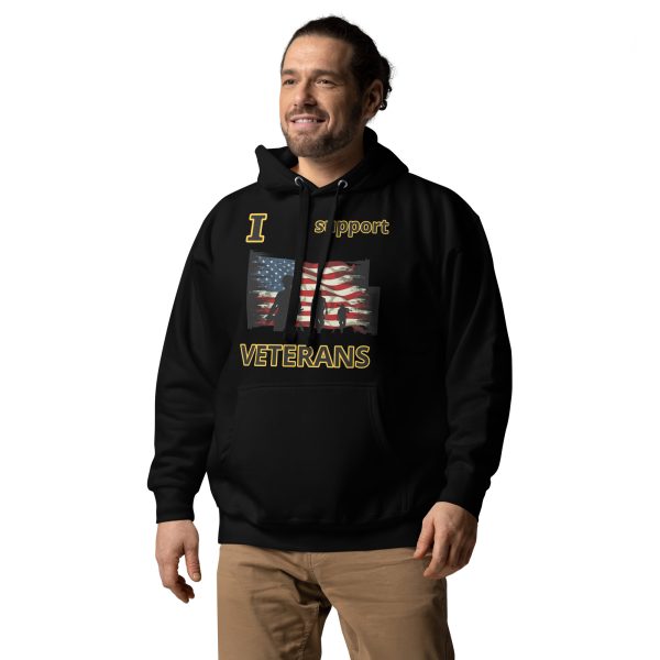 I SUPPORT  VETERANS TOO FIFE Unisex Hoodie