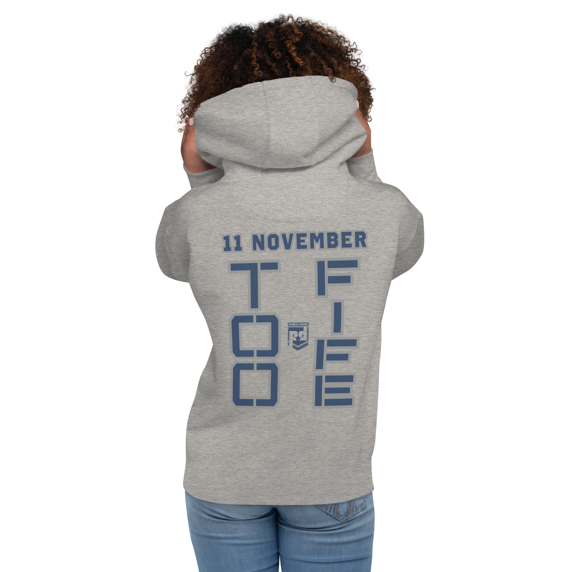 I SUPPORT VETERANS TOO FIFE Unisex Hoodie - Image 6