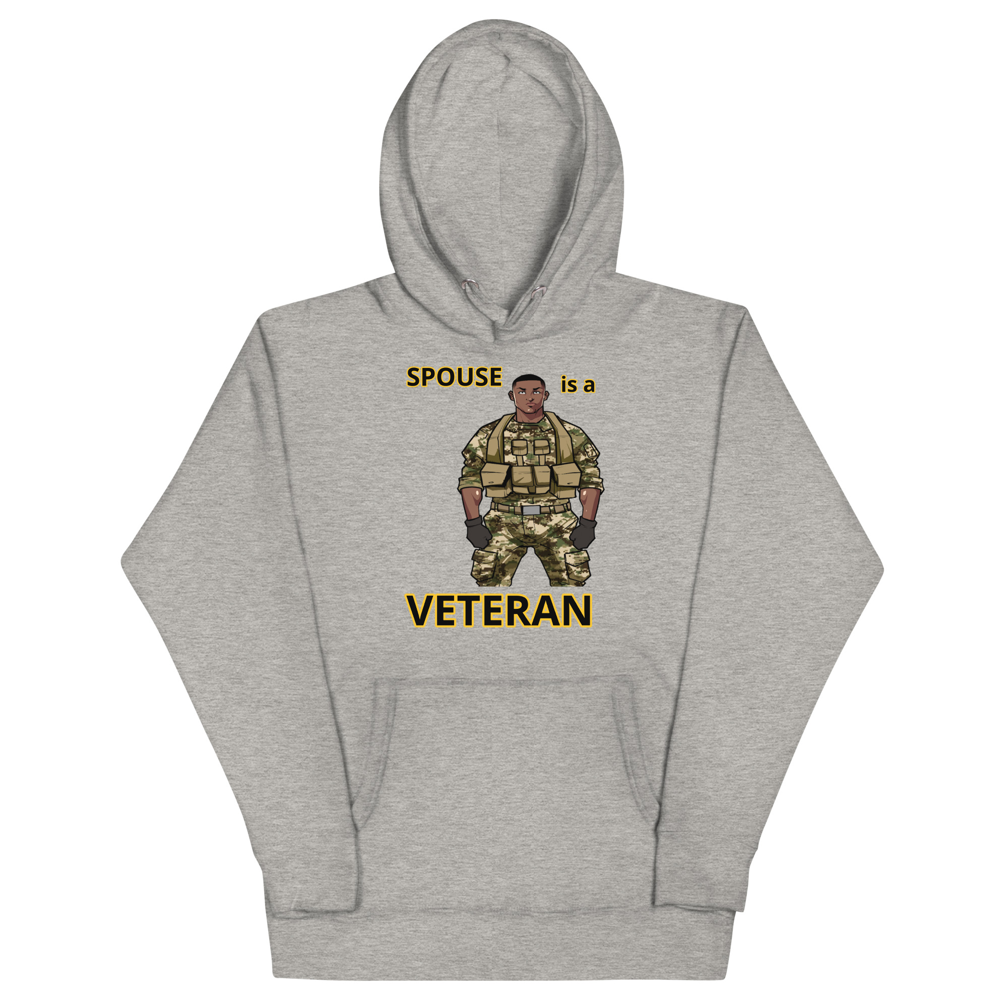 SPOUSE IS A VETERAN TOO FIFE Unisex Hoodie - Image 3