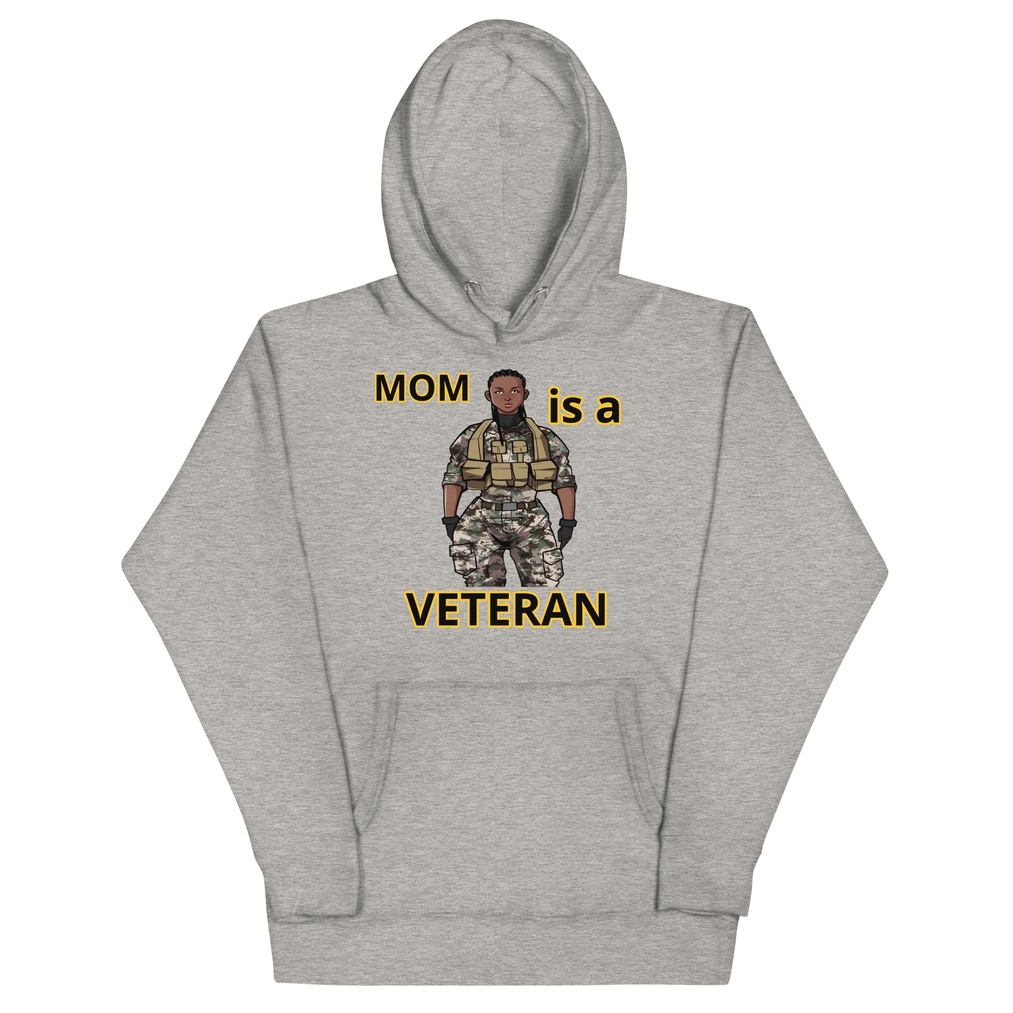 MOM IS A VETERAN TOO FIFE Unisex Hoodie - Image 3