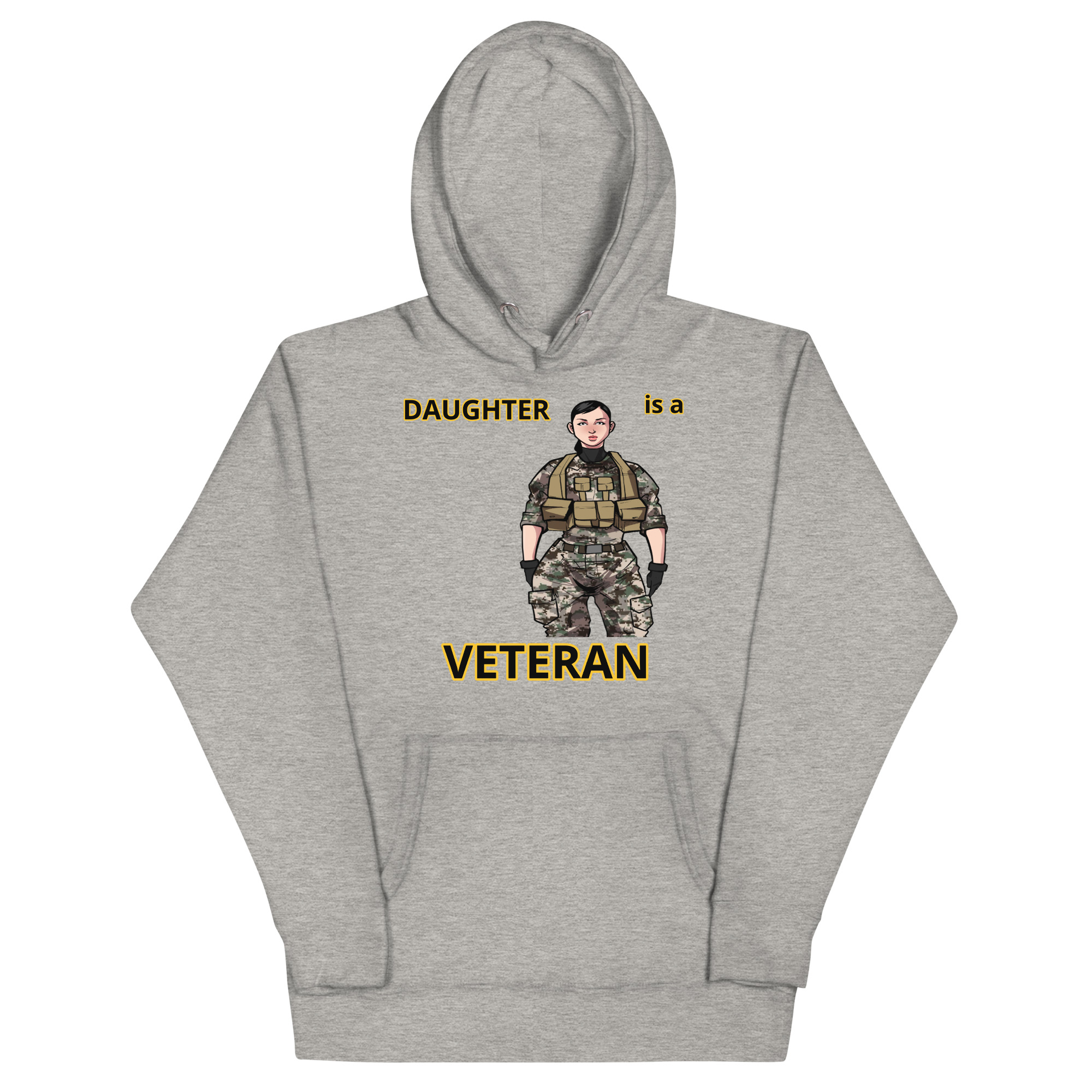 DAUGHTER IS A VETERAN TOO FIFE Unisex Hoodie - Image 3