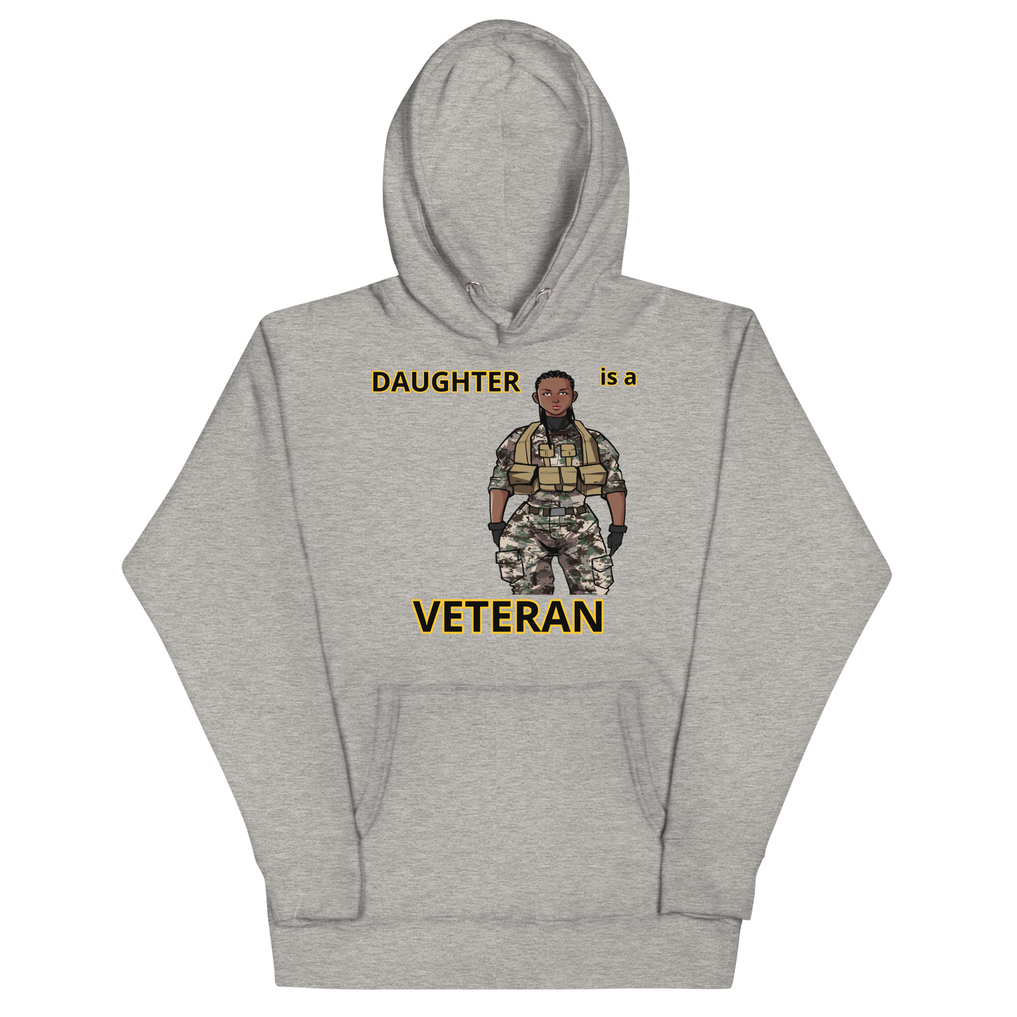 DAUGHTER IS A VETERAN TOO FIFE Unisex Hoodie - Image 3