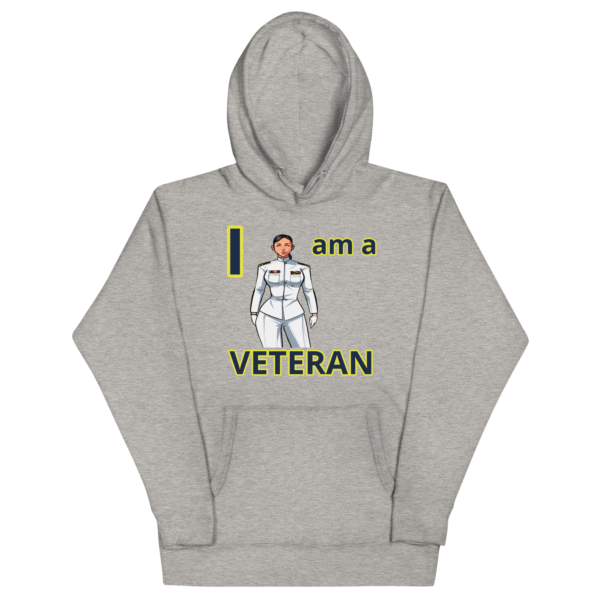 I AM A VETERAN TOO FIFE Unisex Hoodie - Image 3