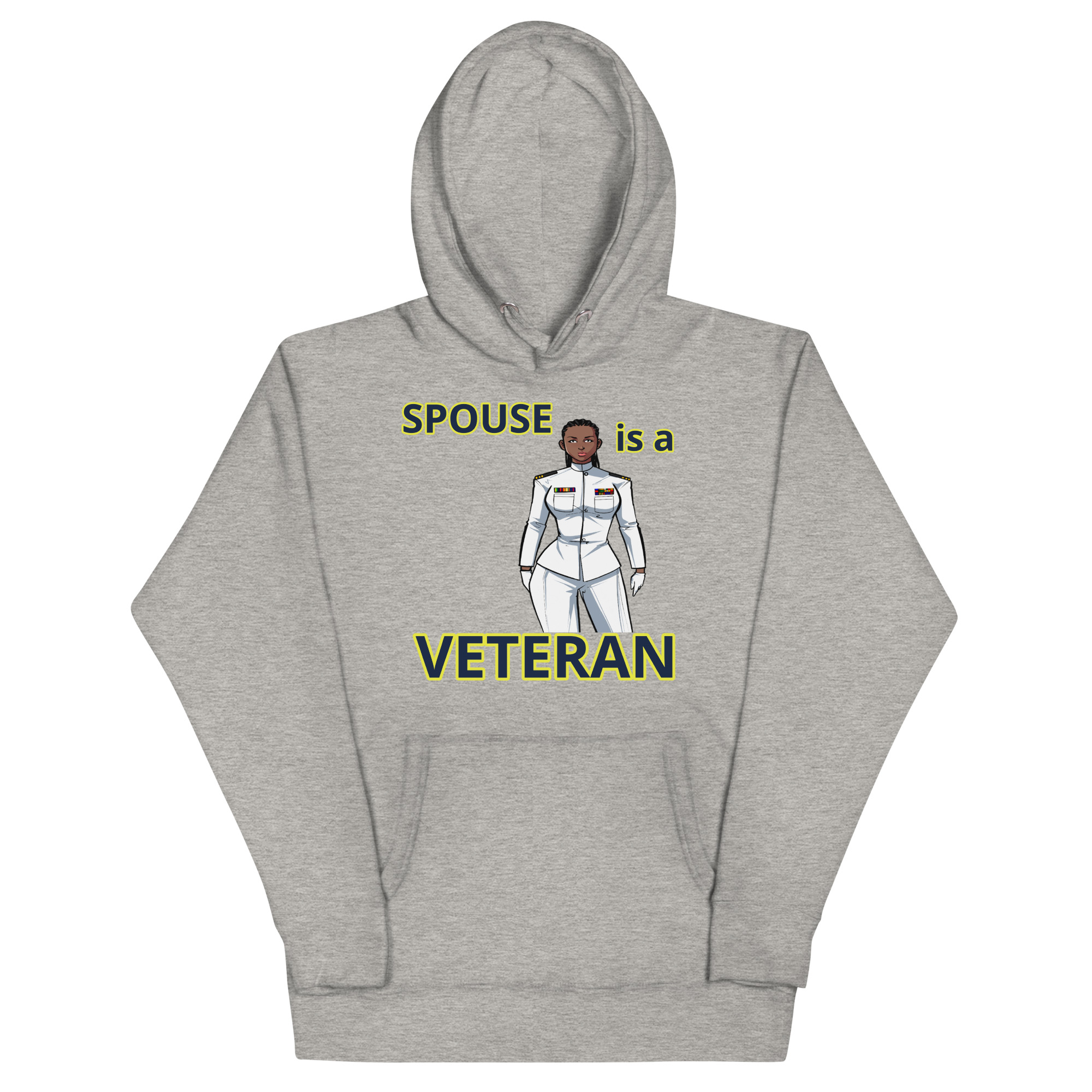 SPOUSE IS A VETERAN TOO FIFE Unisex Hoodie - Image 3