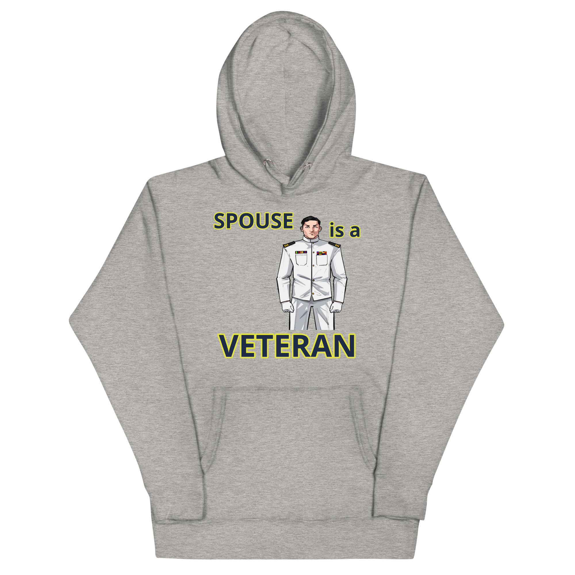 SPOUSE IS A VETERAN TOO FIFE Unisex Hoodie - Image 3