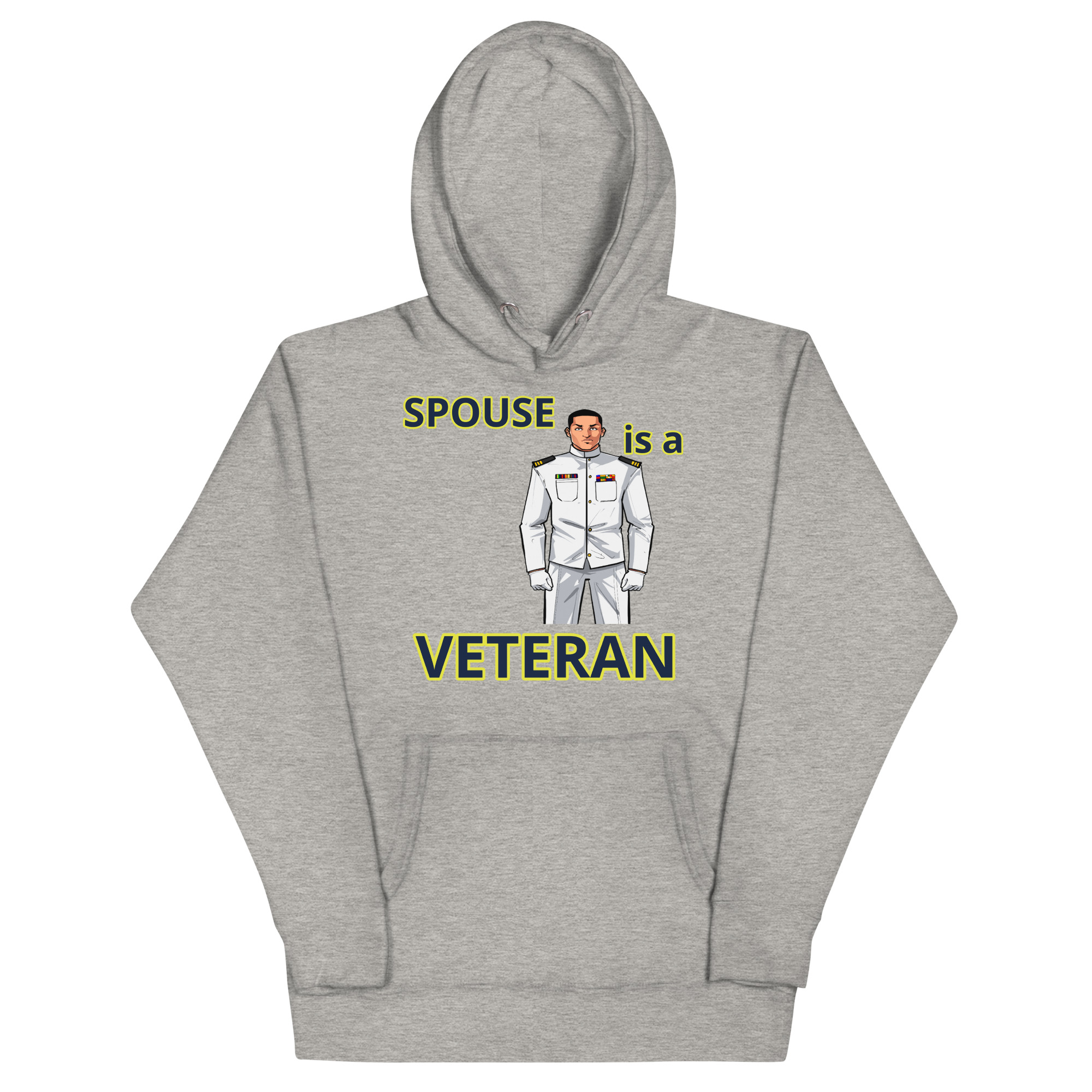 SPOUSE IS A VETERAN TOO FIFE Unisex Hoodie - Image 3