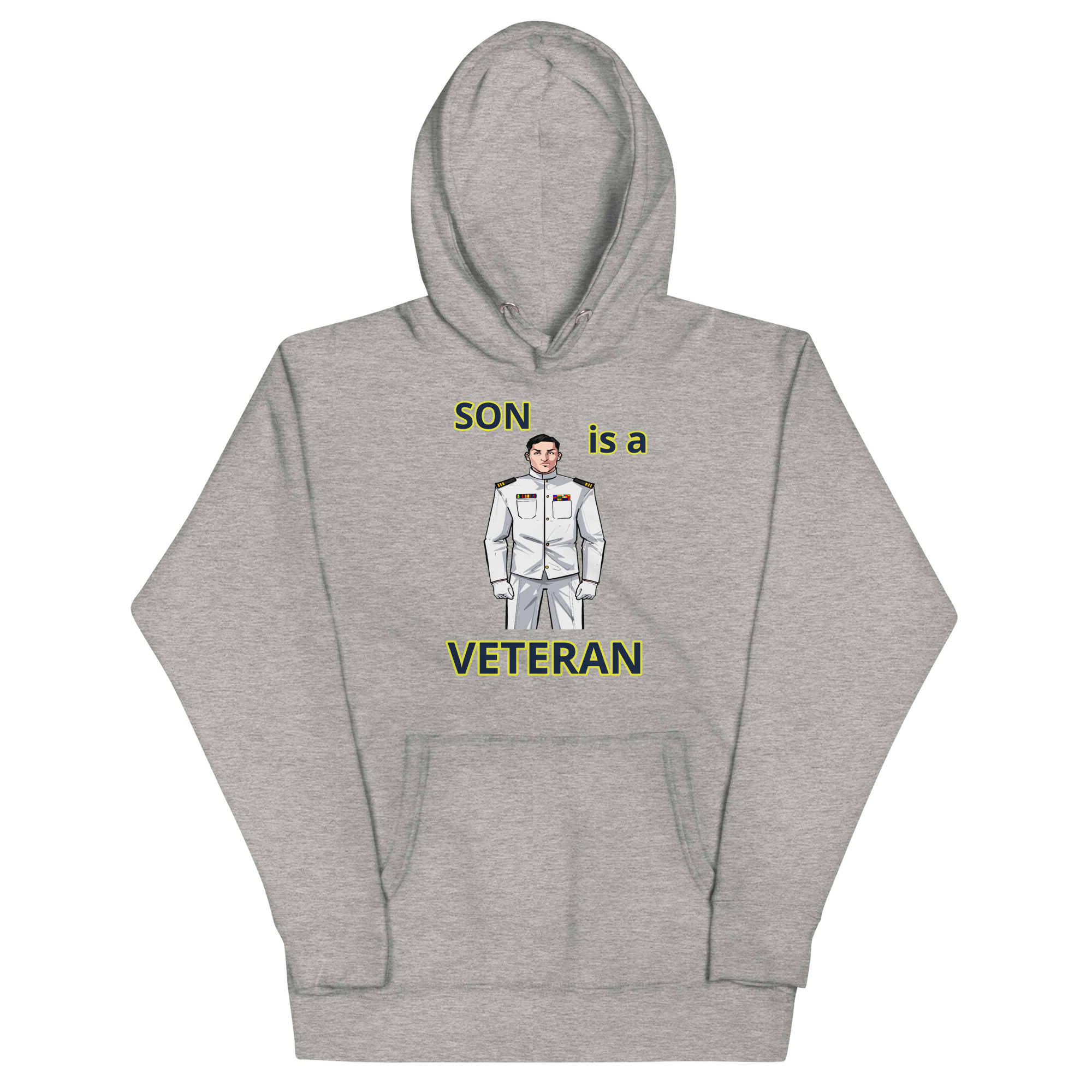 SON IS A VETERAN TOO FIFE Unisex Hoodie - Image 3