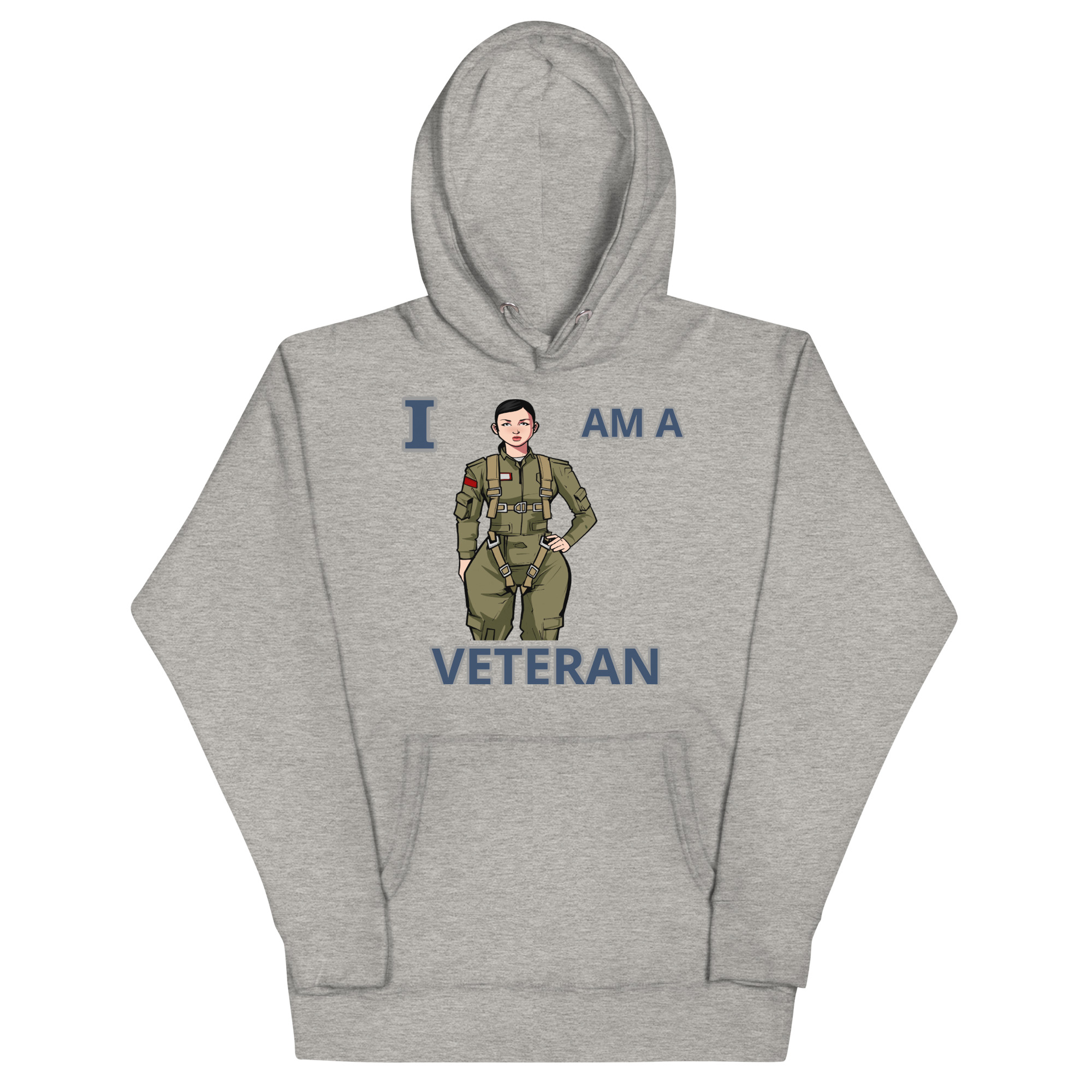 I AM A VETERAN TOO FIFE Unisex Hoodie - Image 3