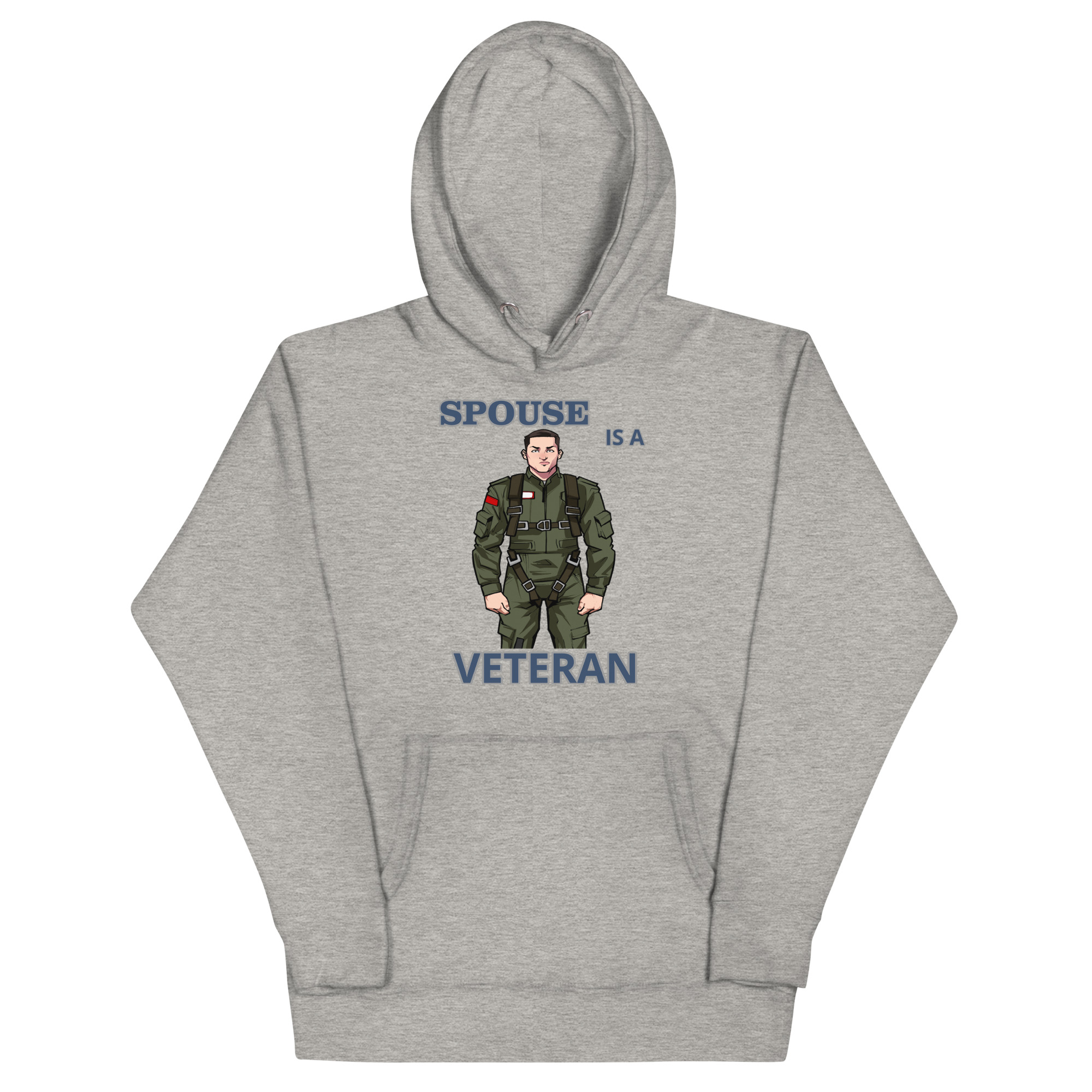 SPOUSE IS A VETERAN TOO FIFE Unisex Hoodie - Image 3