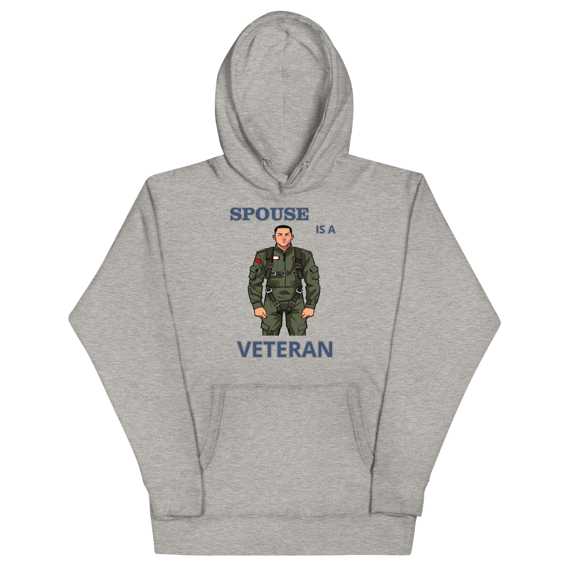 SPOUSE IS A VETERAN TOO FIFE Unisex Hoodie - Image 3