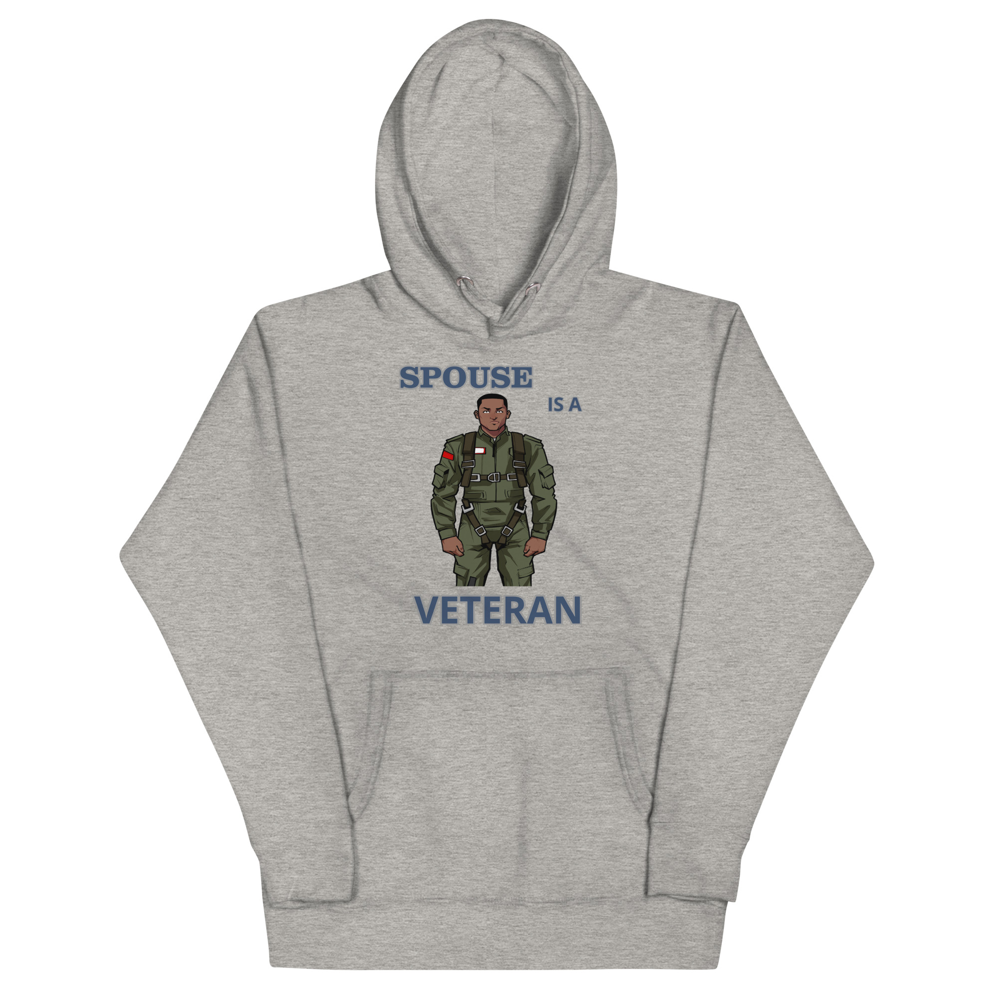 SPOUSE IS A VETERAN TOO FIFE Unisex Hoodie - Image 3