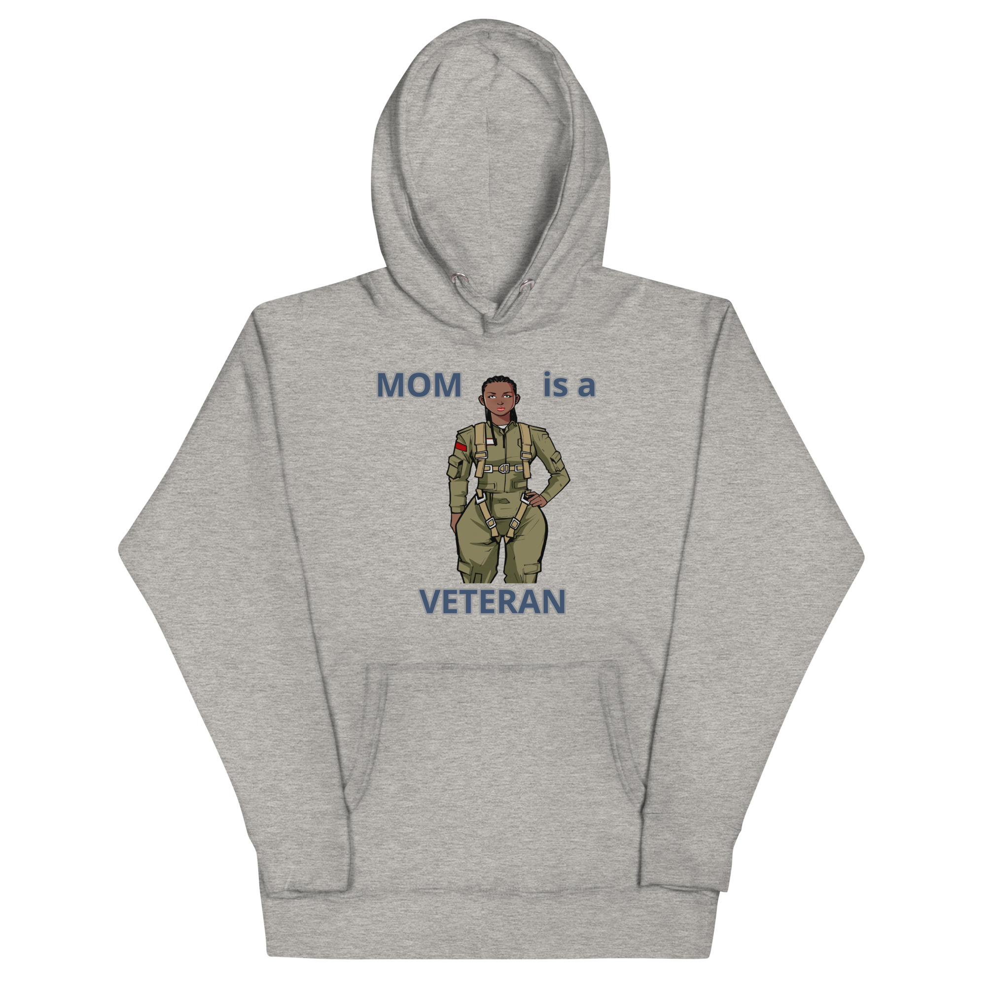 MOM IS A VETERAN TOO FIFE Unisex Hoodie - Image 3