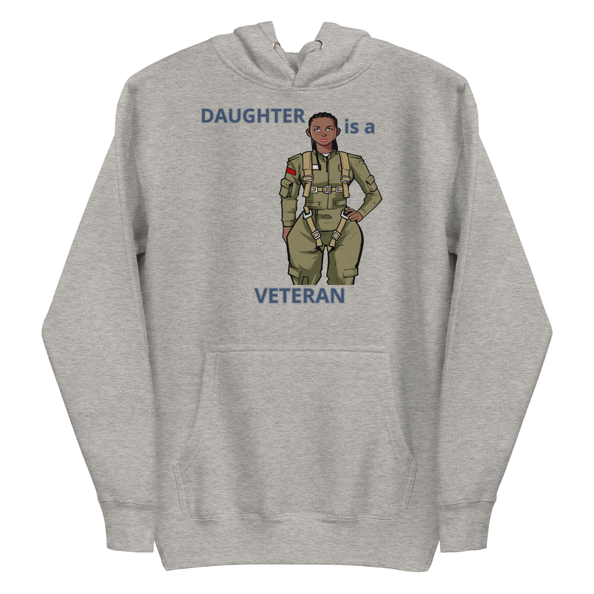 DAUGHTER IS A VETERAN TOO FIFE Unisex Hoodie - Image 3
