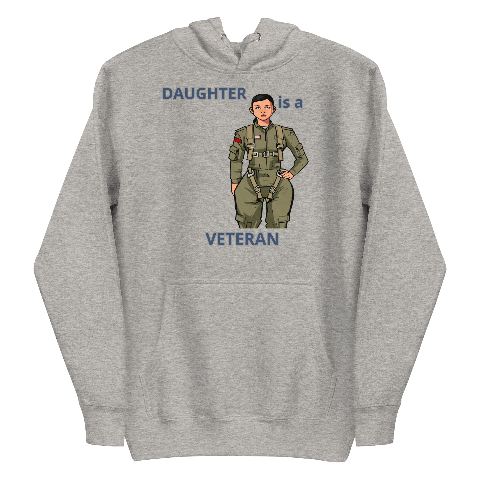 DAUGHTER IS A VETERAN TOO FIFE Unisex Hoodie - Image 3