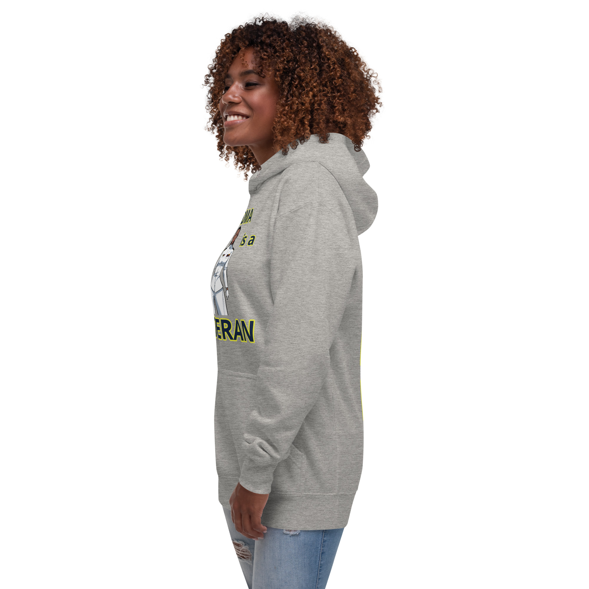 GRANDMA IS VETERAN TOO FIFE Unisex Hoodie - Image 7