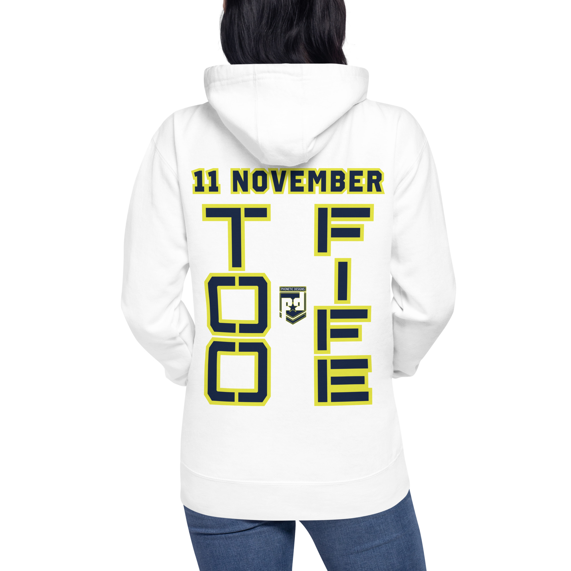 I SUPPORT VETERANS TOO FIFE Unisex Hoodie - Image 14