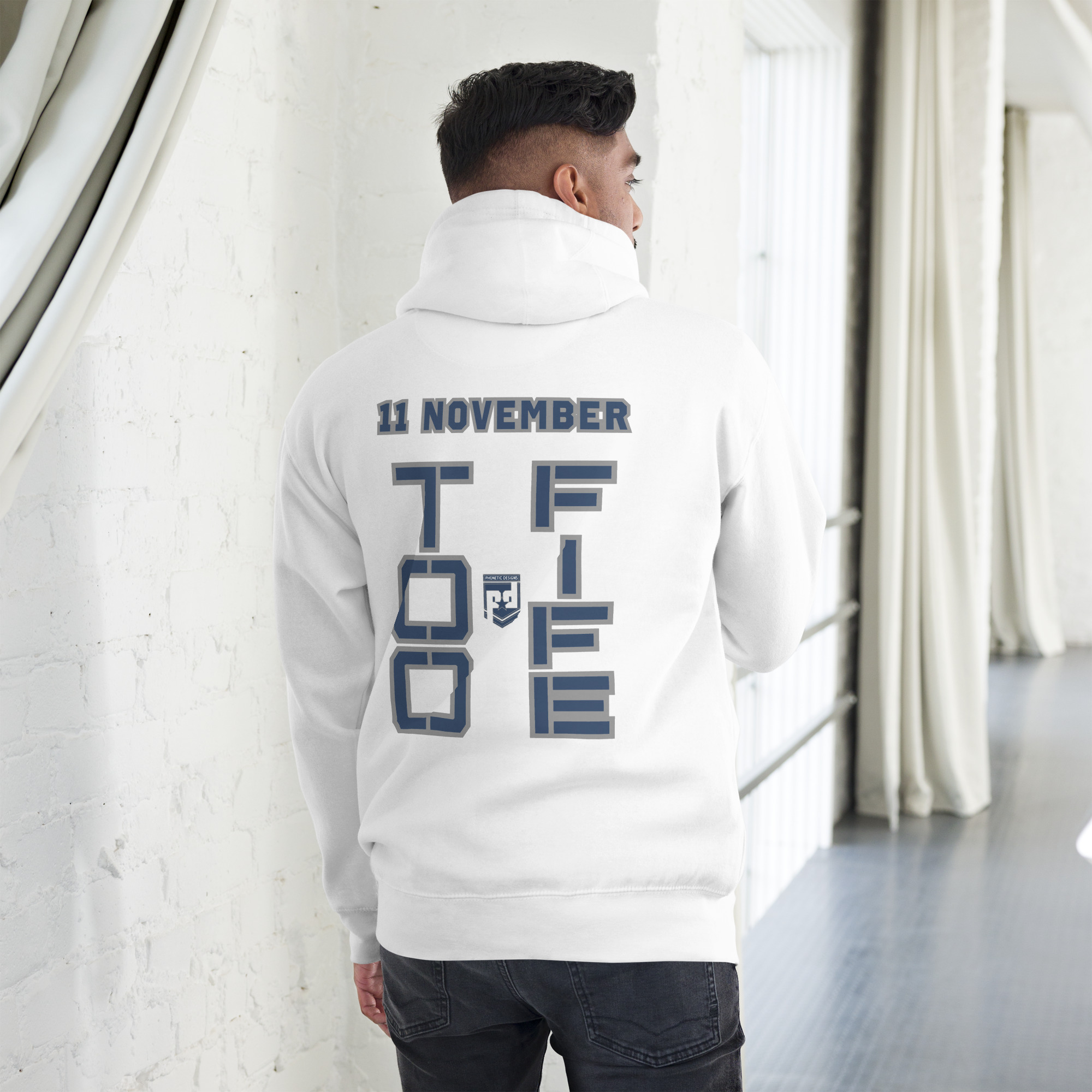 GRANDMA IS VETERAN TOO FIFE Unisex Hoodie - Image 6